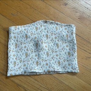 American Eagle Floral Smocked Tube Top Size XS